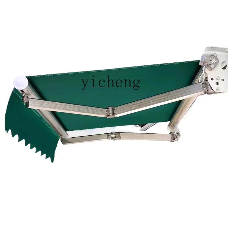 

awning outdoor shrink folding telescopic electric hand swing door balcony tent