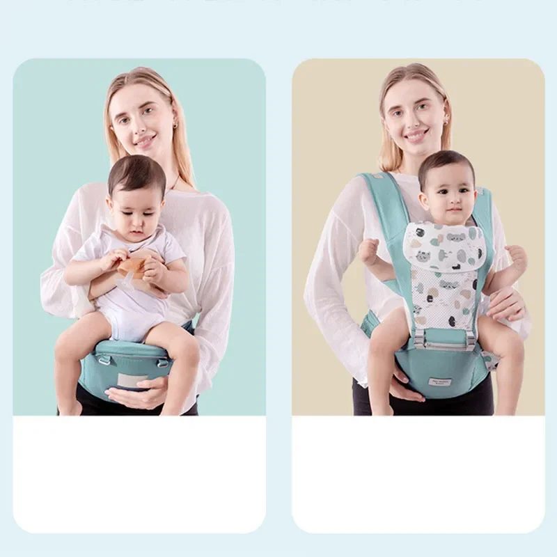 New Ergonomic Baby Carrier Infant Baby Hipseat Carrier 3 In 1 Front Facing Ergonomic Kangaroo Baby Wrap Sling 0-48 Month