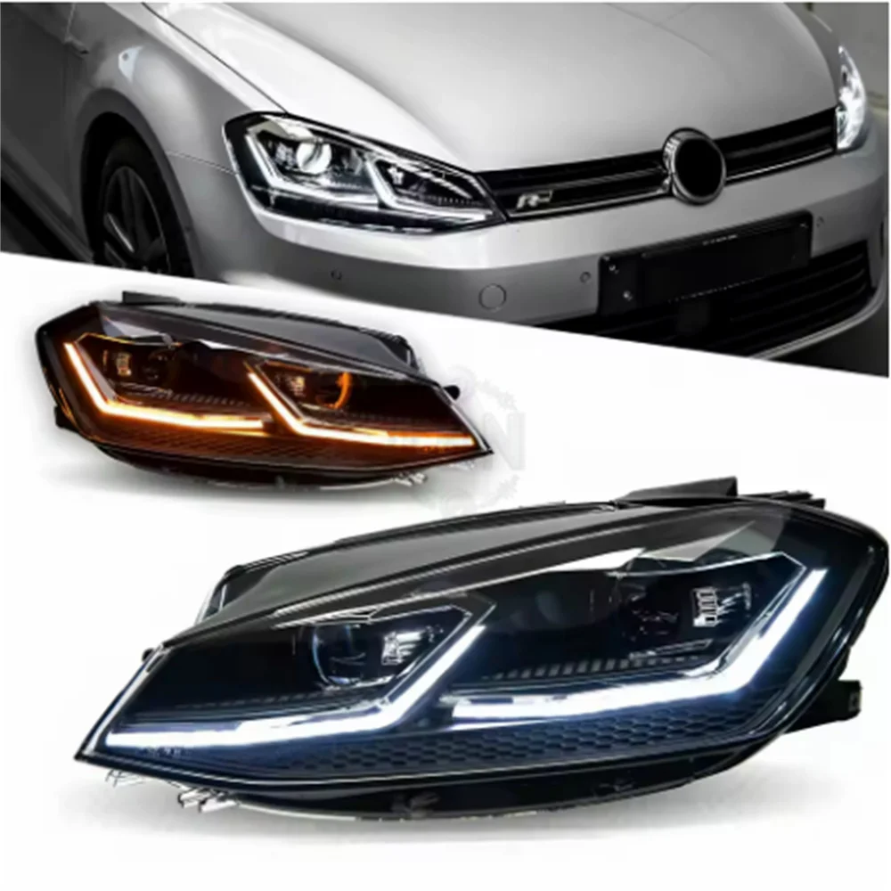 

Headlights For VW Golf 7.5 Gti LED 2018-2020 Golf 7.5 Head Lamp Car Styling DRL Signal Projector Lens Auto Accessories