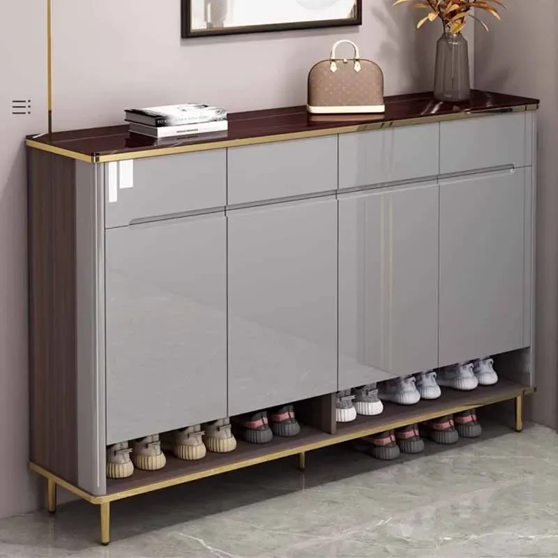 

Hallway Modern Shoe Cabinets Multilayer Organizer Dust Proof Large Size Shoe Rack Balcony Simple Meuble A Chaussure Furniture