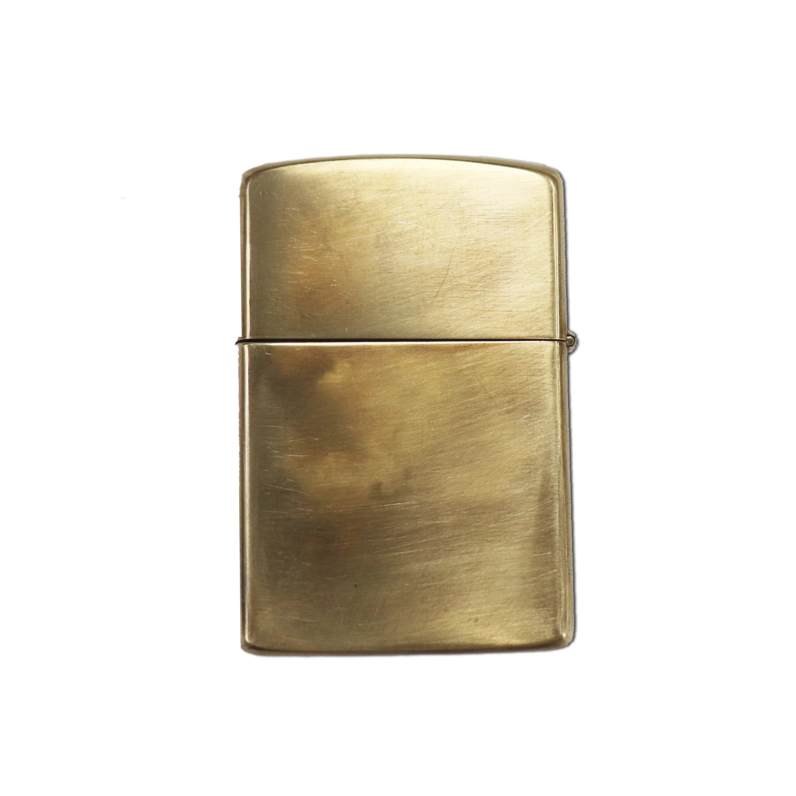 New Brass Oil Lighter Storage Case Container Personality 3D Carved Outdoors Tools Holder Handmade Vintage Classical Gift for Men