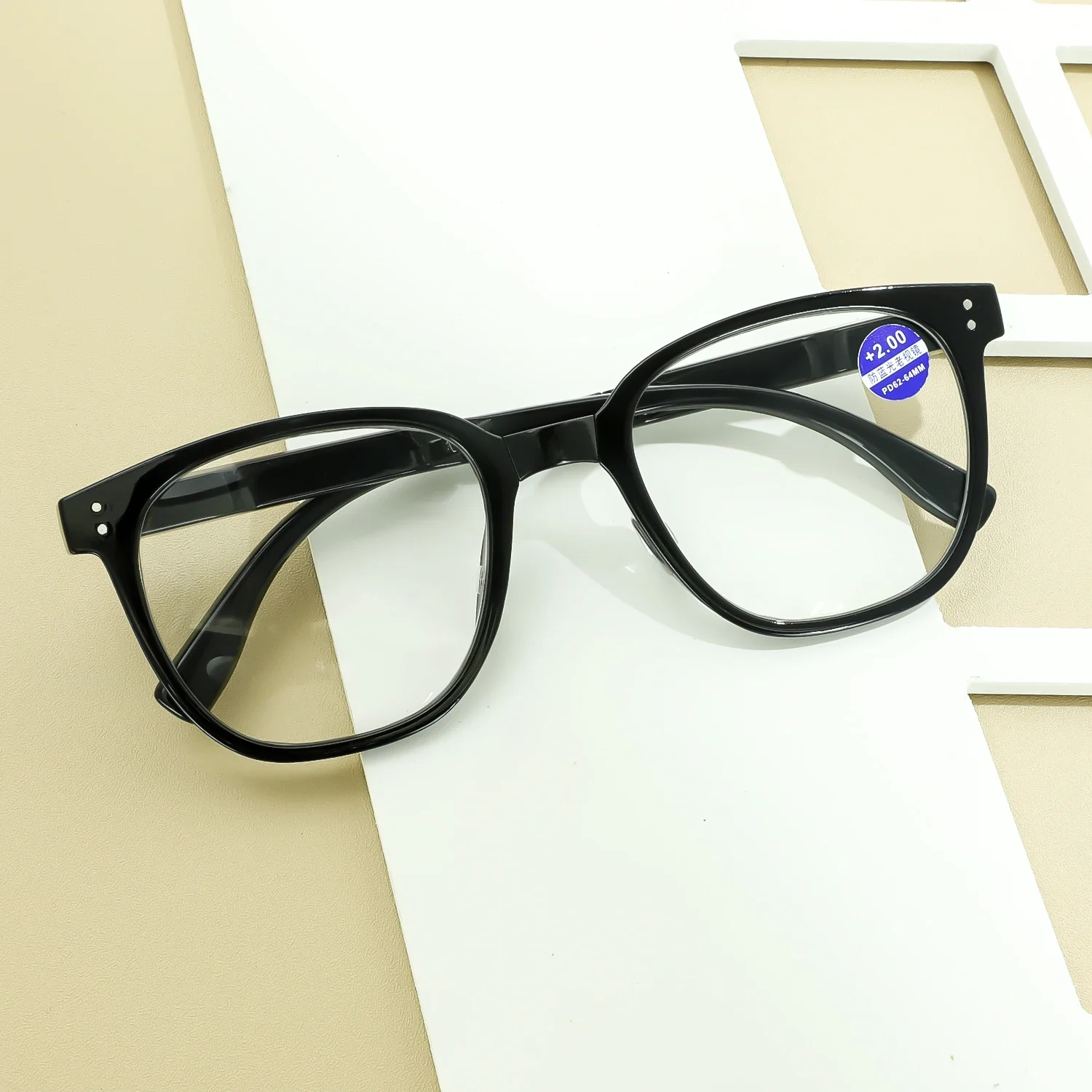 Lesebrille für Männer und Frauen, faltbar, blaues Licht blockierend, hochwertige tragbare Brille für das tägliche Büro – Detail 3