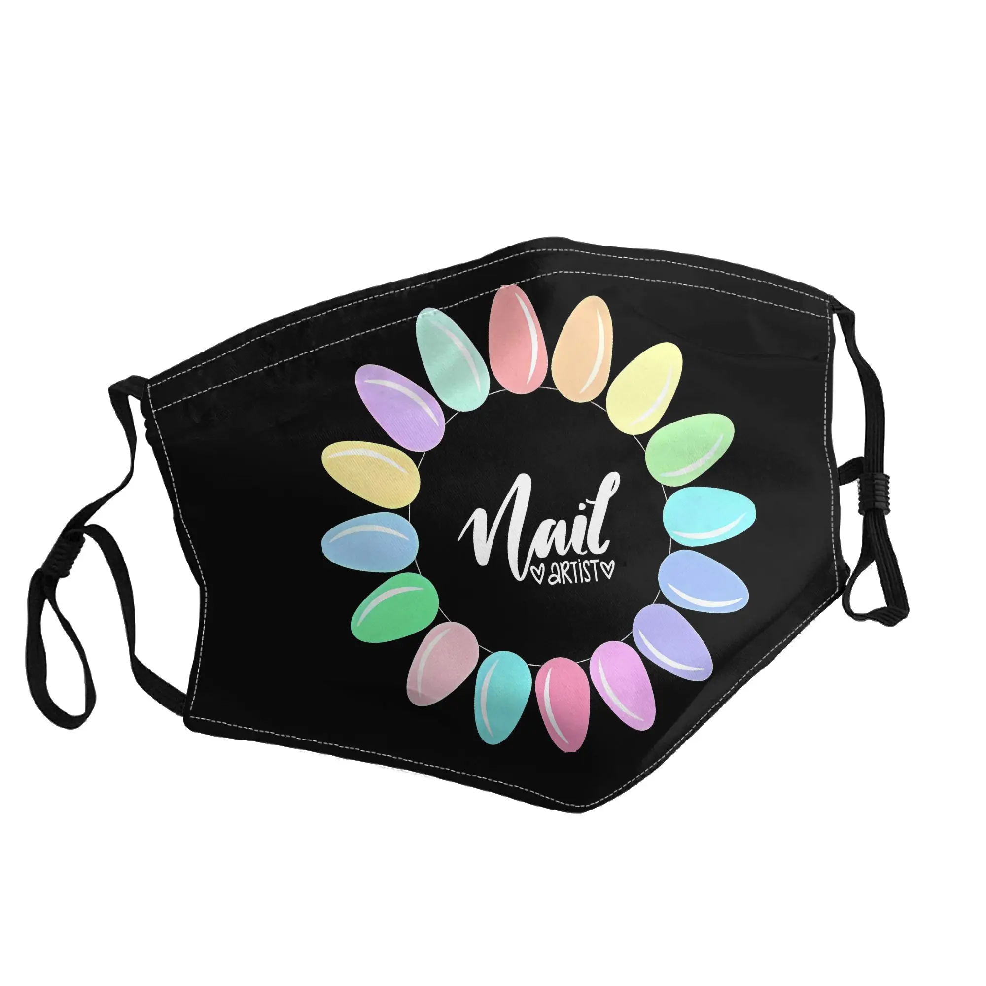 

Маска для маникюра и педикюра с принтом, унисекс, для улицы, модная, с рисунком