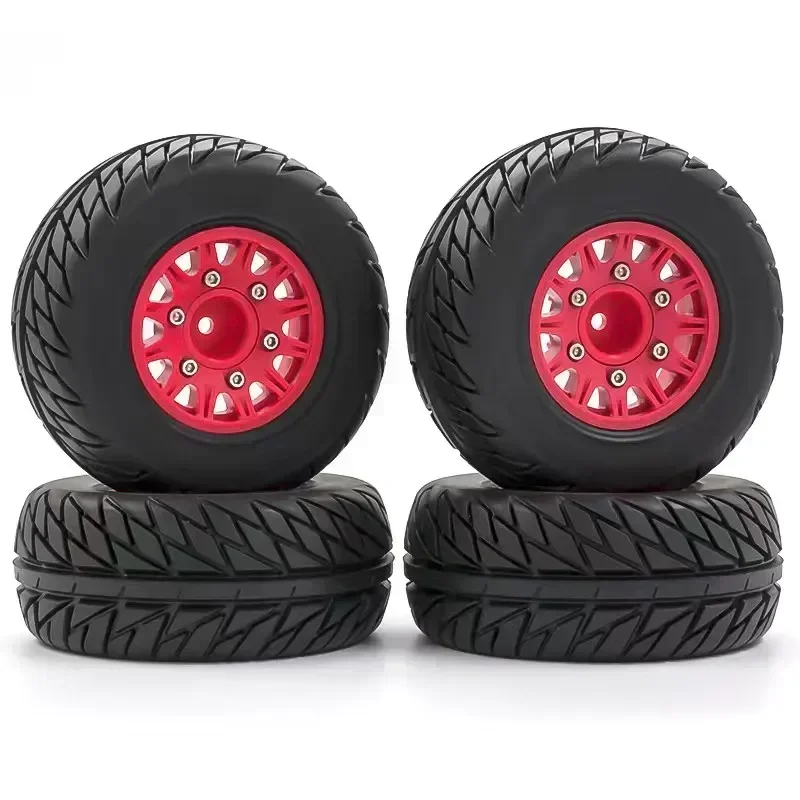

4PCS 1/8 1/10 3 Adapters 12MM 14MM 17MM Tires Universal Wheel RC Model Short Course Truck General Road Tire Upgrade