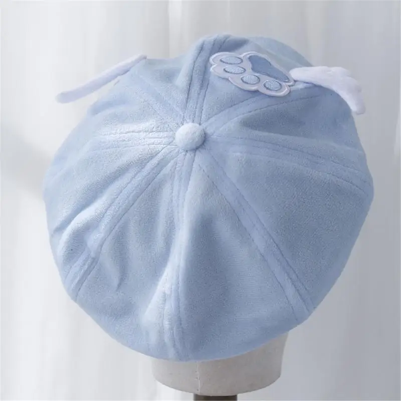 Fashionable Eight Panel Hat with Wing Light weight Portable Trendy Hat Y166