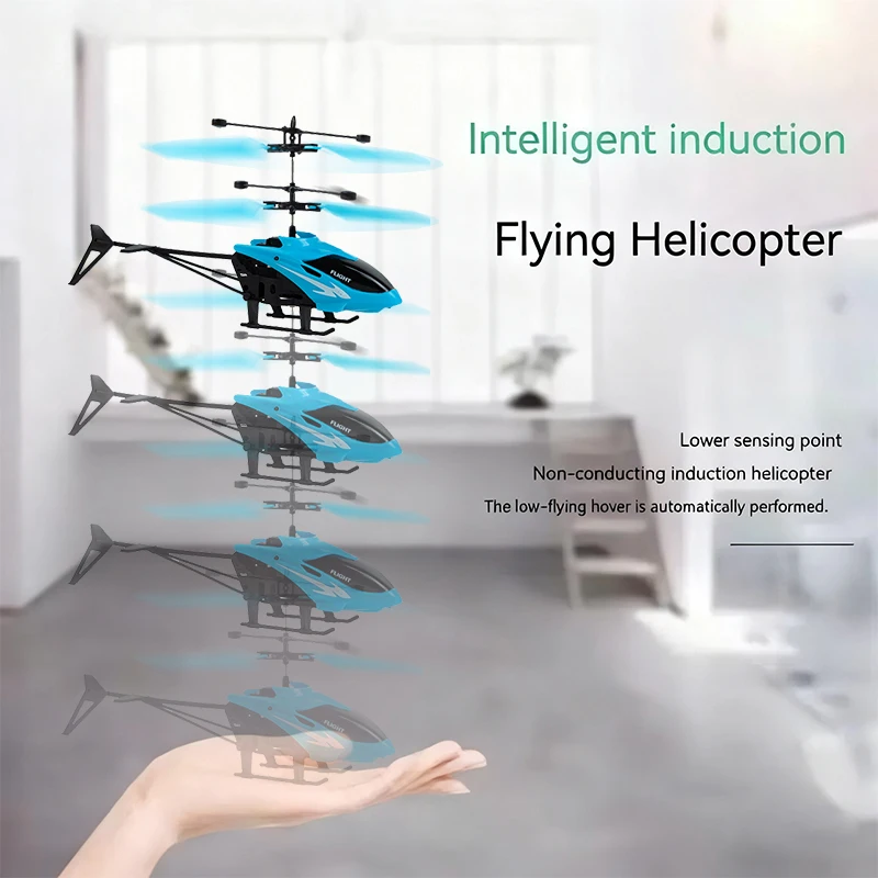 Carregamento de aeronaves de controle remoto, helicóptero bidirecional, suspensão interna, anti-queda, drone rc, brinquedos, presentes para crianças