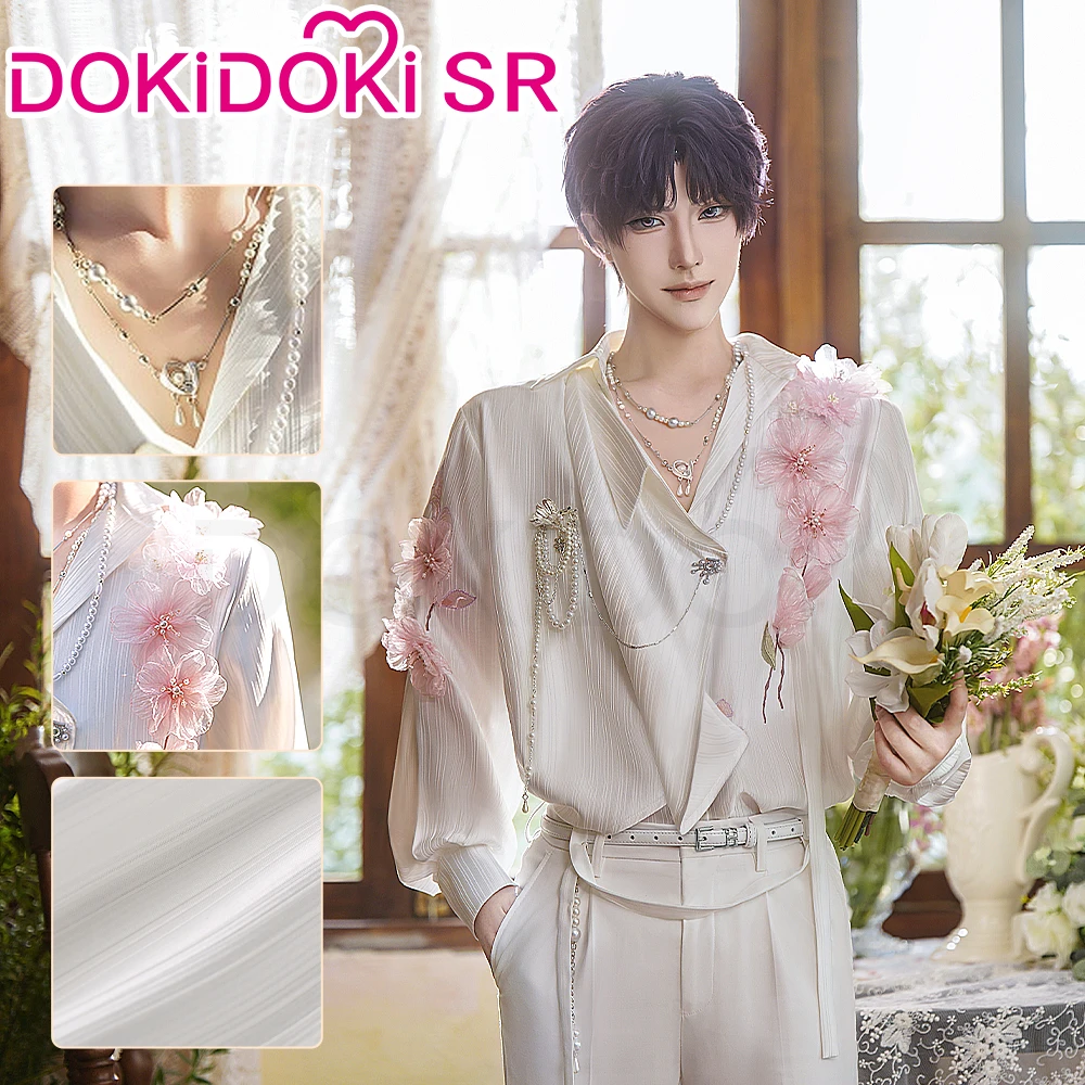 Jeu amour et espace profond dokidoki-sr hommes printemps Costume Halloween Qiyu Rafayel fleurs Rafayel floraison splendeur Cosplay Costume