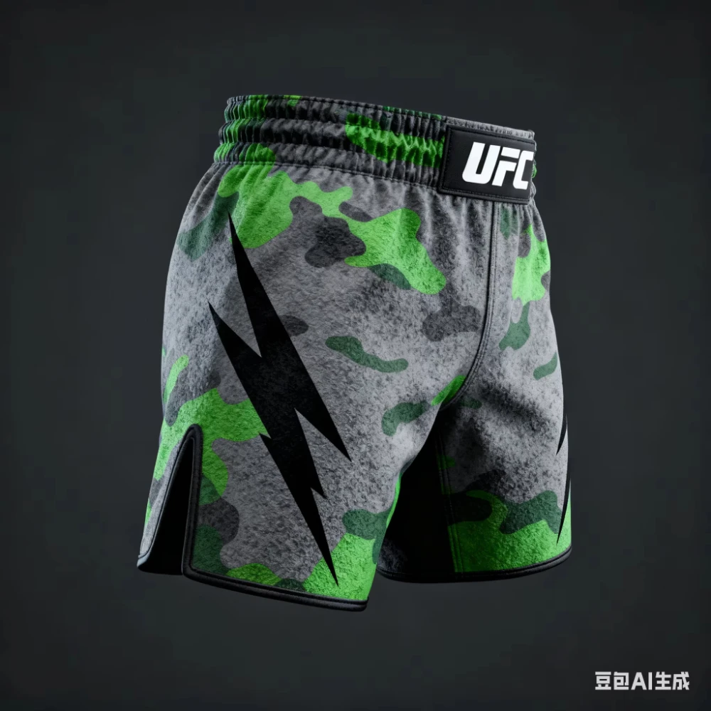 

Men UFC New Camouflage Boxing Shorts MMA Oversized Breathable Quick Drying Training Fighting Shorts Fitness Running Sport Shorts