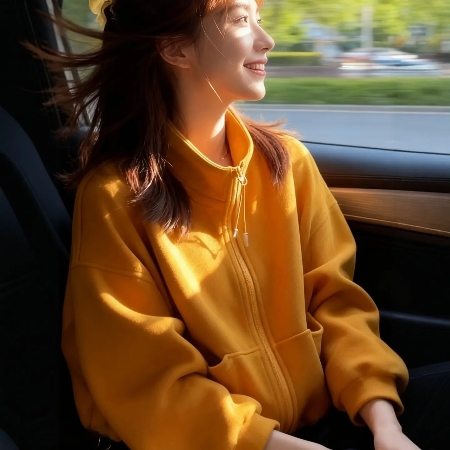 Damska kurtka z kołnierzem stójką i zamkiem błyskawicznym, nowa moda 2025, luźny krój, rozpinany kardigan, ciepła odzież wierzchnia.