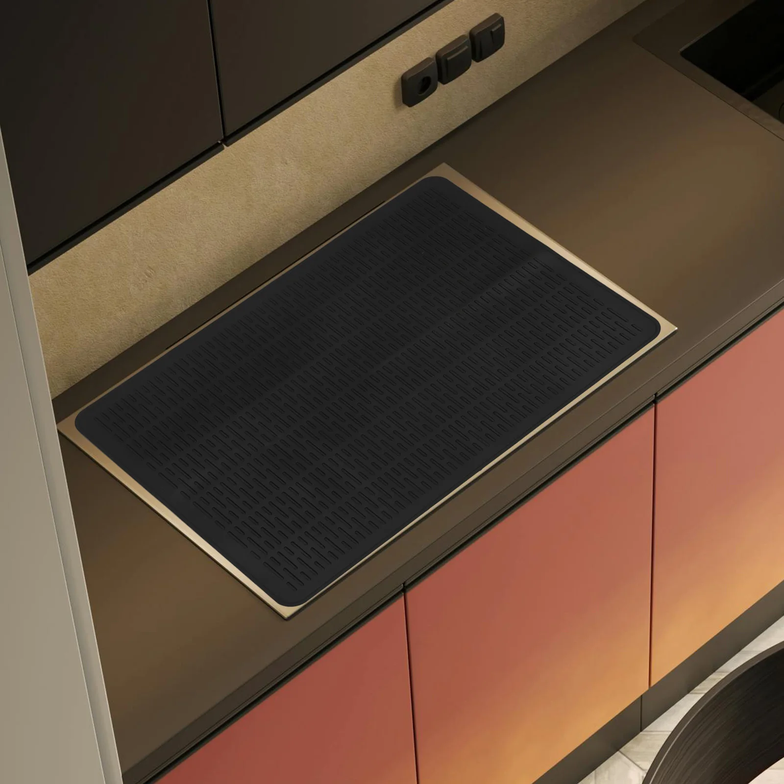 

Silicone Induction Cooker Pad Protective Countertop Oil-Proof Wear-Resistant Temperature-Resistant Easy Clean Stove Top