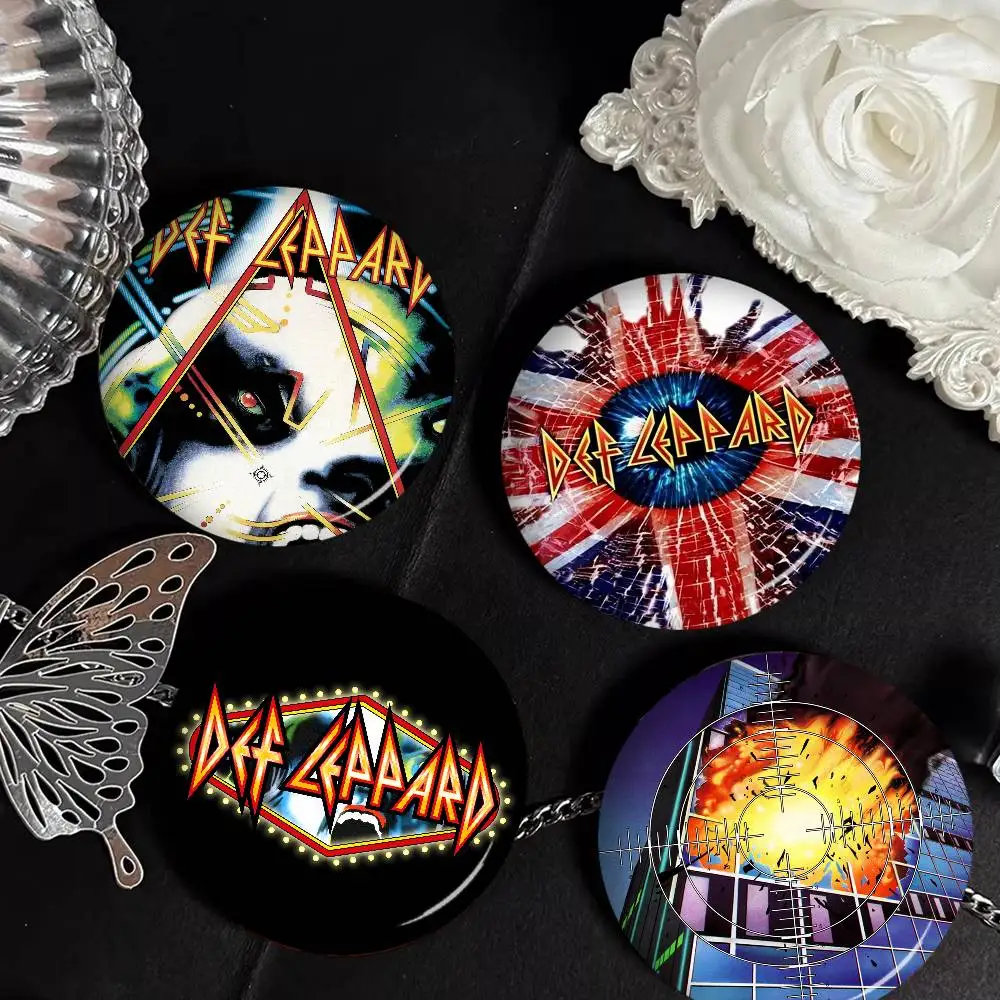 Classic Band D-def L-leppardS 58mm Anime Figure Icon Badge Handmade Tinplate Brooch For Backpack Clothes Chest Ornament Gifts