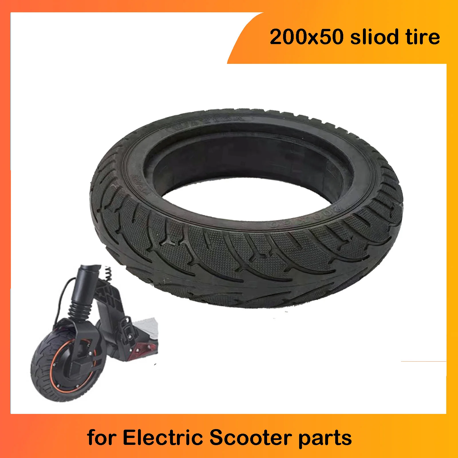 200x50 solid tire For Speedway Mini 4 Pro Speedtrott GX14 Rear Wheel Tyre 8Inch Electric Scooter