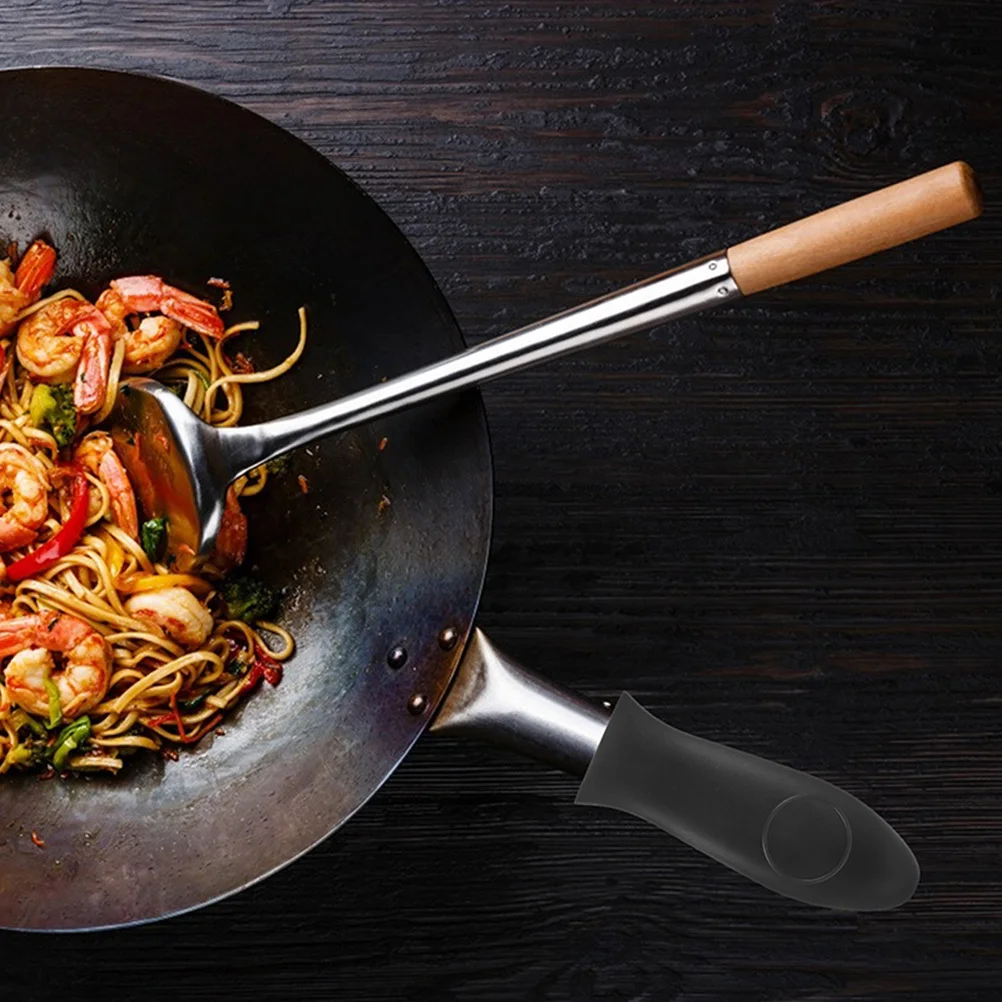 

3pcs Pot Silicone Covers Heat Resistant Kitchen Accessory Grip Handle Cover For Wok Pan Saucepan Handle Sleeve Heat Insulation