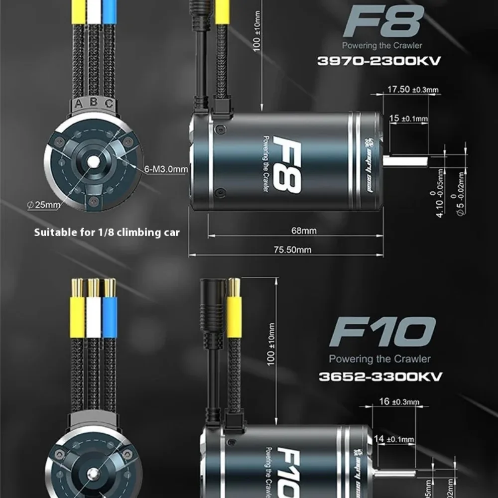 

Mjx H8h Snail F8 F10 сенсорный бесколлекторный мотор Esc для подъема транспортных средств 3970 3652 мотор подходит для 1:10 1:8 частей радиоуправляемых автомобилей