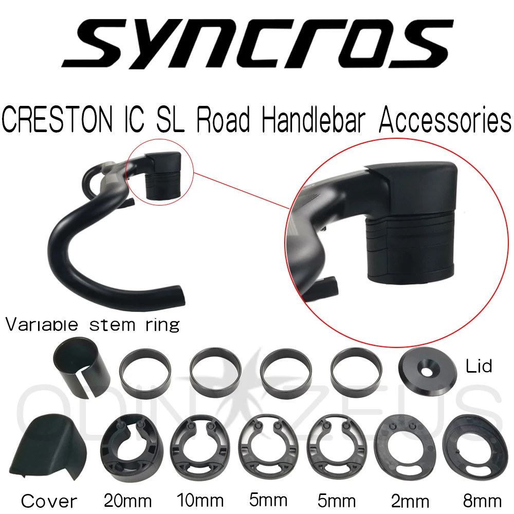 Customized SYN Creston IC 1:1 Integrated Cables Handlebar Road Bicycle Stopwatch Garmin Bracket Computer Stand Bike Accessorie