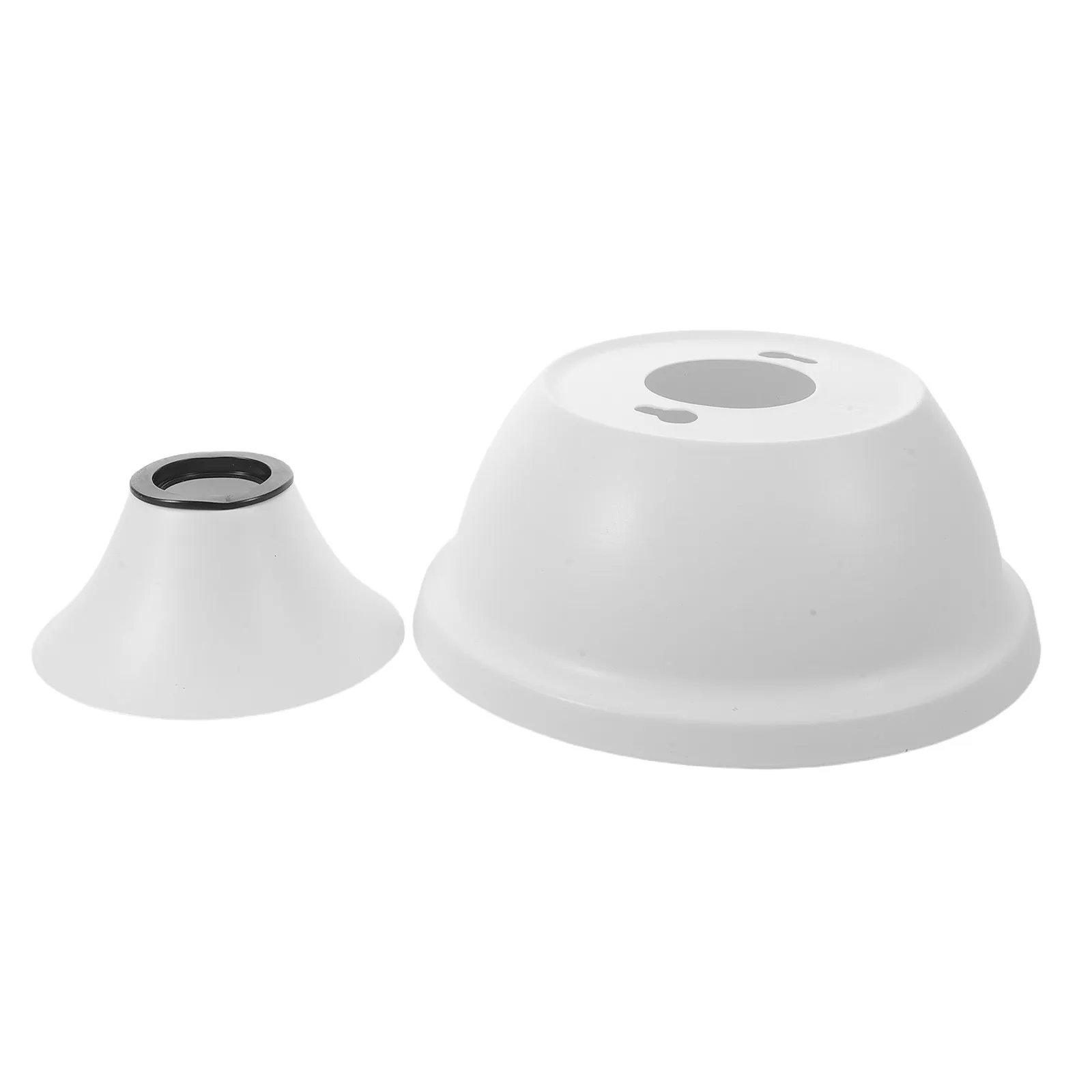 1Set Universal Ceiling Fan Light Cover White Metal Canopy Kit Fan Fixture Base Replacement Decorative Connector Cap Home