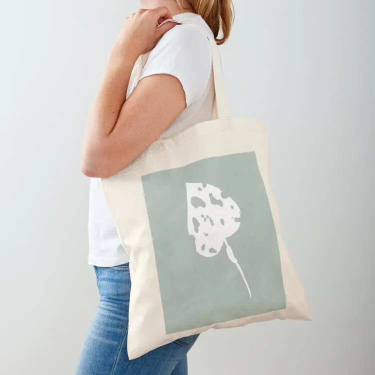 

Kawakawa- White Tote Bag tote bag canvas Big bag women canvas shopping large tote