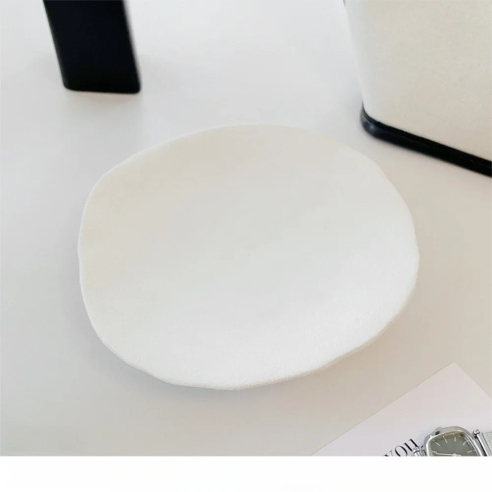 

New Ceramic Jewelry Tray Irregular Three Legged Jewelry Dish Multifunctional Jewelry Display Stand Jewelry Storage