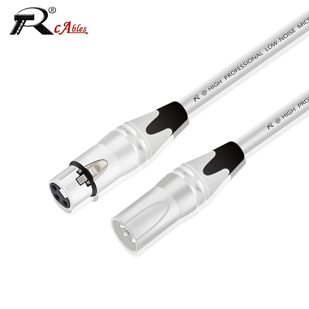 

XLR Cable,3Pin Cannon Male to Female Microphone Cord Audio Extension Shielded Line Balanced XLR Mixer Speaker Amplifier Live