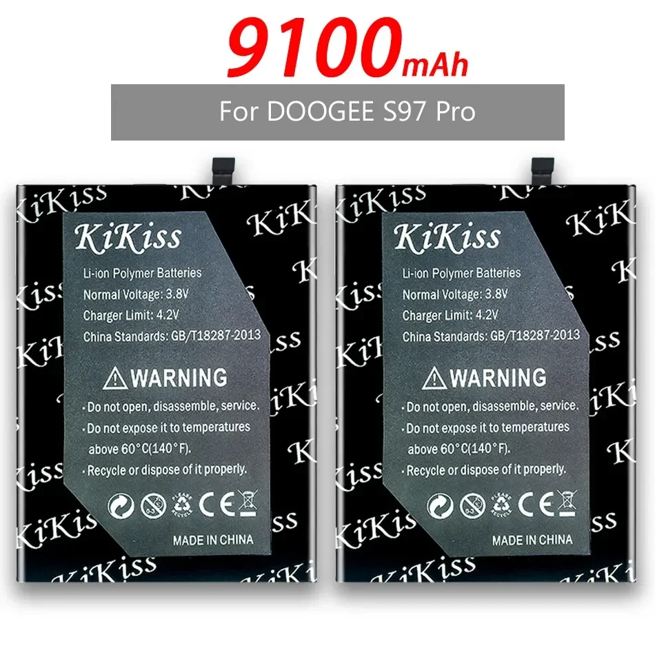 KiKiss Replacement High Quality Battery BAT21ZN1318500 for DOOGEE S97 Pro Batterij