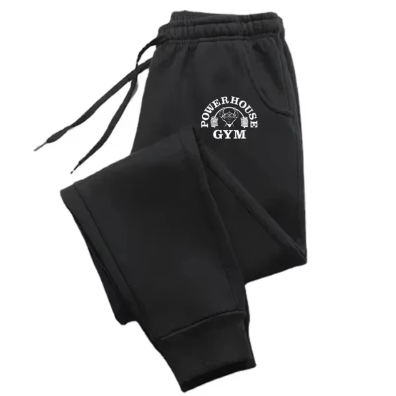 

2025 Four-season New fashionable GYM printed fitness sweatpants for men and women suitable for outdoor walking and relaxation