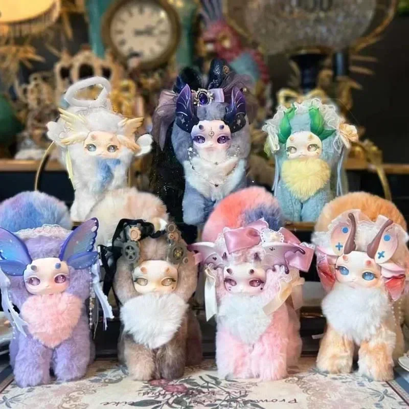 Tutulong Fantasy Bio magic Academy Series mainan kotak buta boneka lucu tokoh aksi kucing naga kotak misteri hadiah kejutan