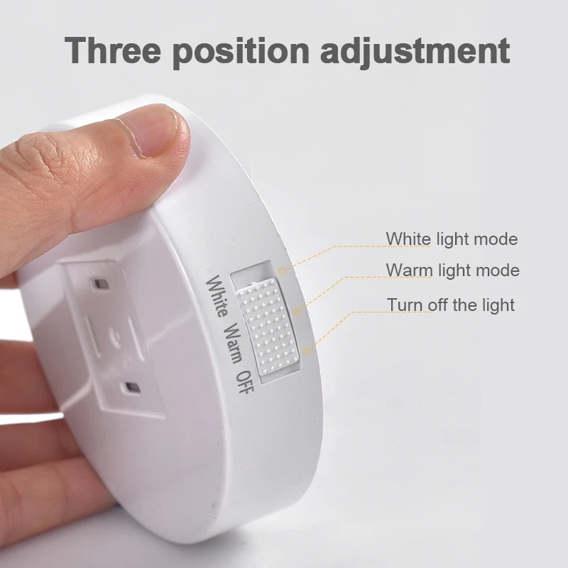 Imagem -04 - Led Inteligente Motion Sensor de Luz Quarto Corredor Detecção Noturna Recarregável Magnético Escada Armário Roupeiro