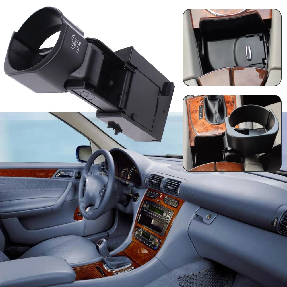 2036800879 Center Console Drink Water Cup Holder For Benz C Class Drink Stand holder For Mercedes C230 W203/C320/C240 2001-2004