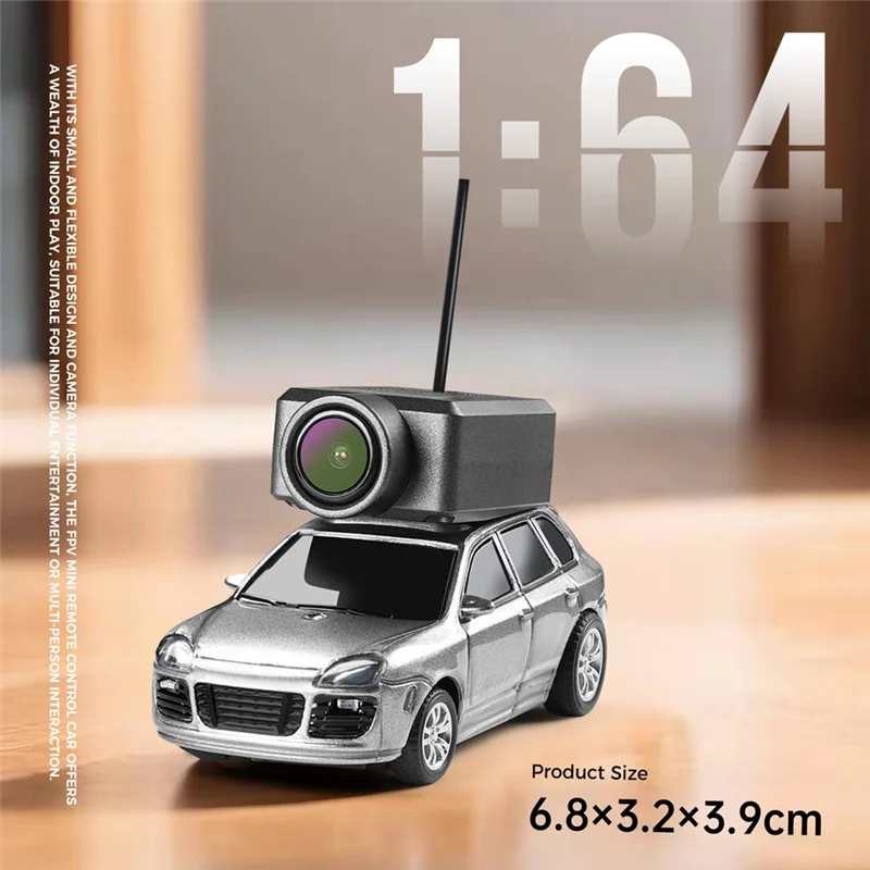 TTKK-6401 FPV RC سيارات 1:64 مع 720P FPV كاميرا واي فاي APP التحكم 2.4G التحكم عن بعد FPV VTX طقم سيارة سباق صغير