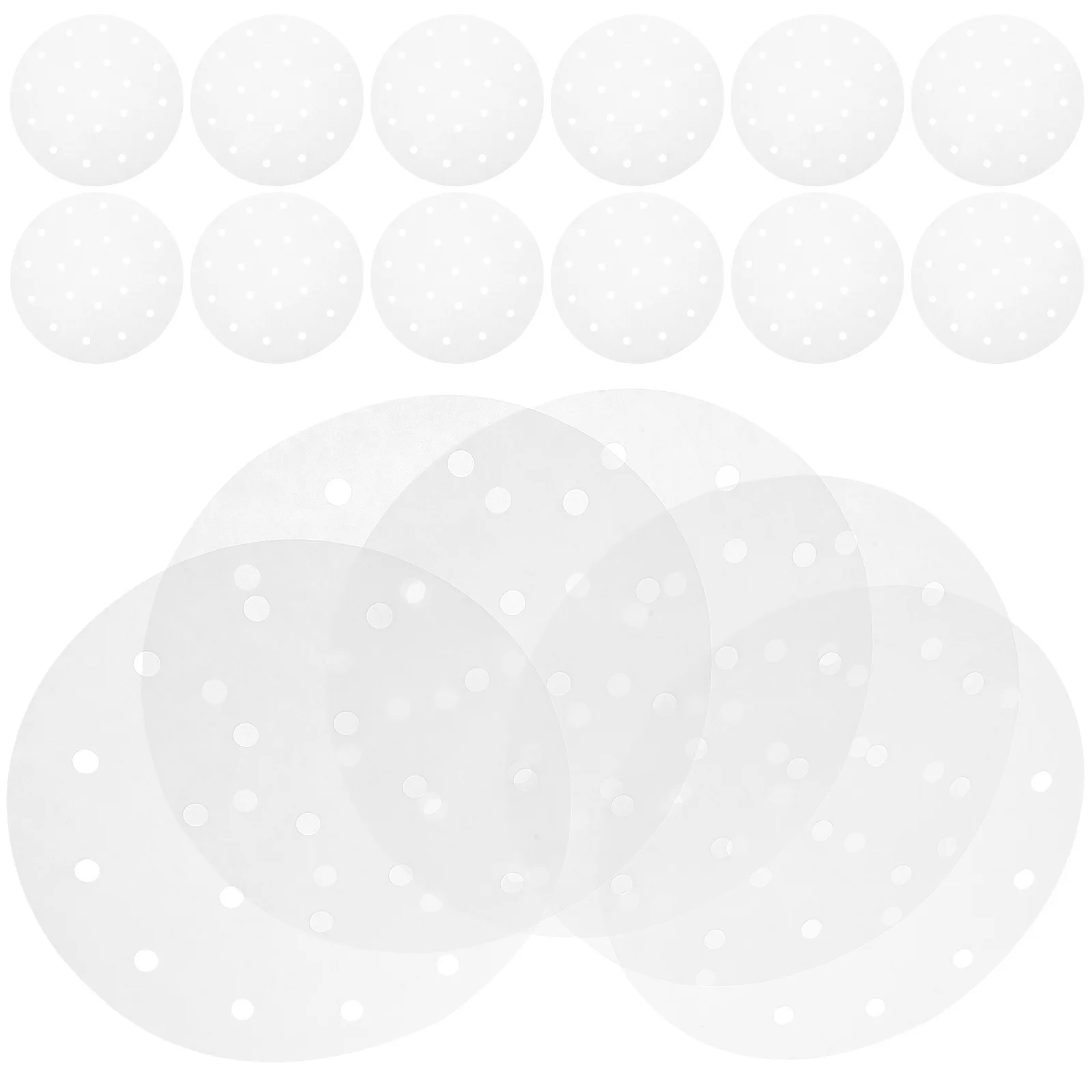 

500Pcs Round Air Fryer Paper Liners Nonstick Baking Sheets 6.5inches for Bacon Chicken Fries No Food Residue Air Fryer Liner