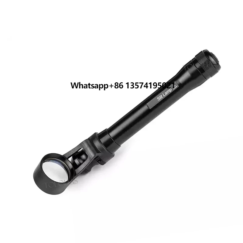 LHVS150 눈 검사 펜 스타일 미니 슬릿 램프 5X 접안 렌즈 휴대용 LED 슬릿 램프 현미경