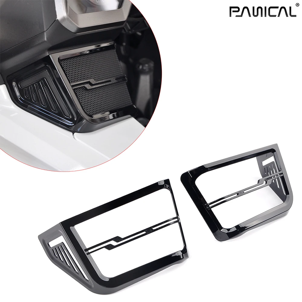 Panical Motorcycle Front & Rear Speaker Grills Audio Trumpet Trim Cover Decor for Honda Gold Wing GL1800 B F6B 2018-2025