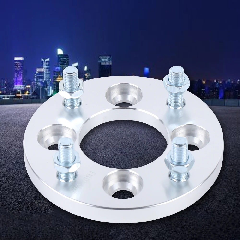 4PCS Wheel Shims Directly on the Bolt Applies to Gaskets with Mechanically Pressed Wheel Studs and Lug Nuts Car Accessories