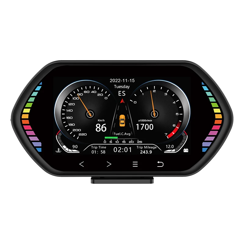 10.1 Inch HD AHD Backup Camera with 4/8 Channels Display Car TFT LCD Screen Stand Alone Truck Quad Bus Head up Displays