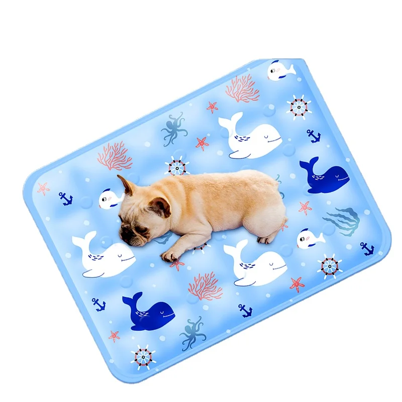 Manufacturer Wholesale Summer Color Ice Gel Box Pet Dog and Cat Cooling Mat Pad