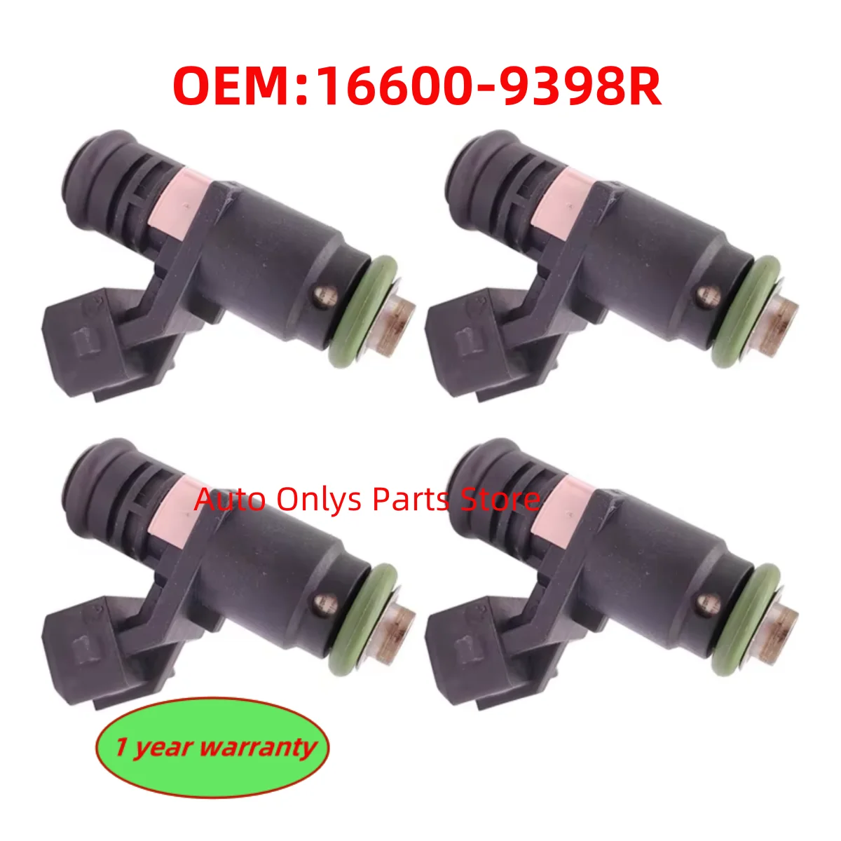 

4pc Fuel Injector Nozzle 16600-9398R 166009398R For Renault Duster Captur Logan Sandero 2.0 Car Parts cars accessories