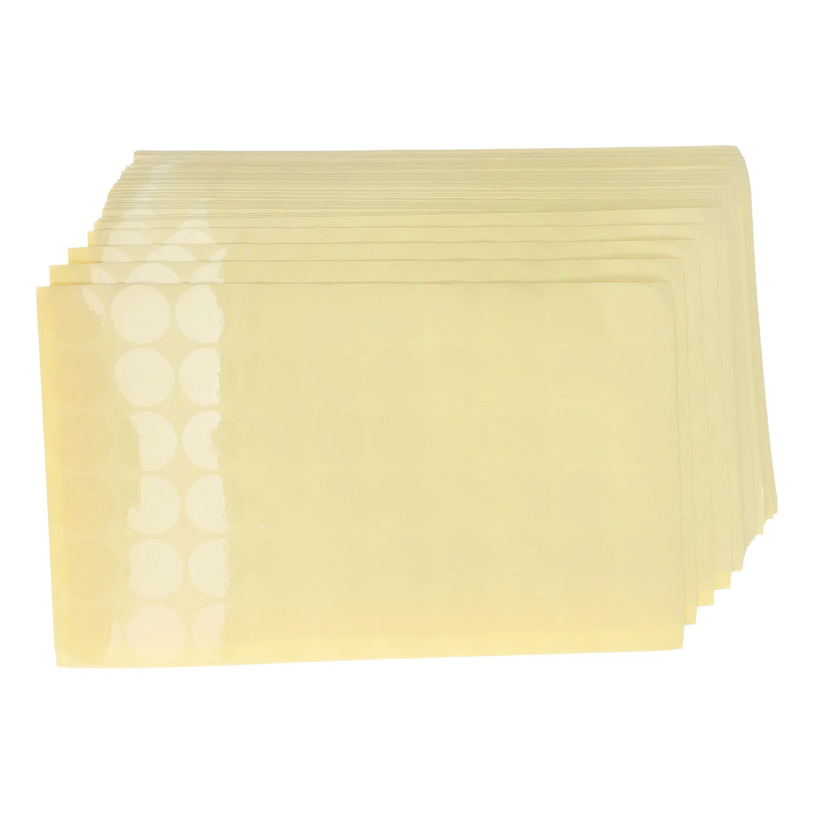

84 Sheets Transparent Round Sealing Stickers Clear Self-Adhesive Labels For Envelopes Food Bags Small Packages Pvc