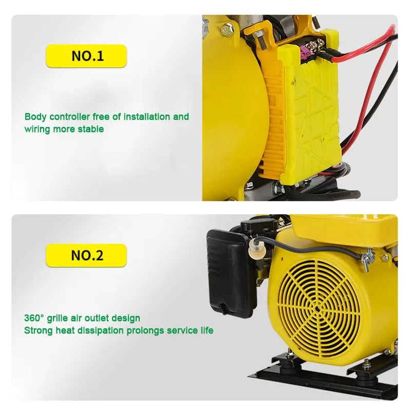 7KW Electric Vehicle Gasoline Generator Range Extender Electric Start Automatic Frequency Conversion Electric Tricycle Generator