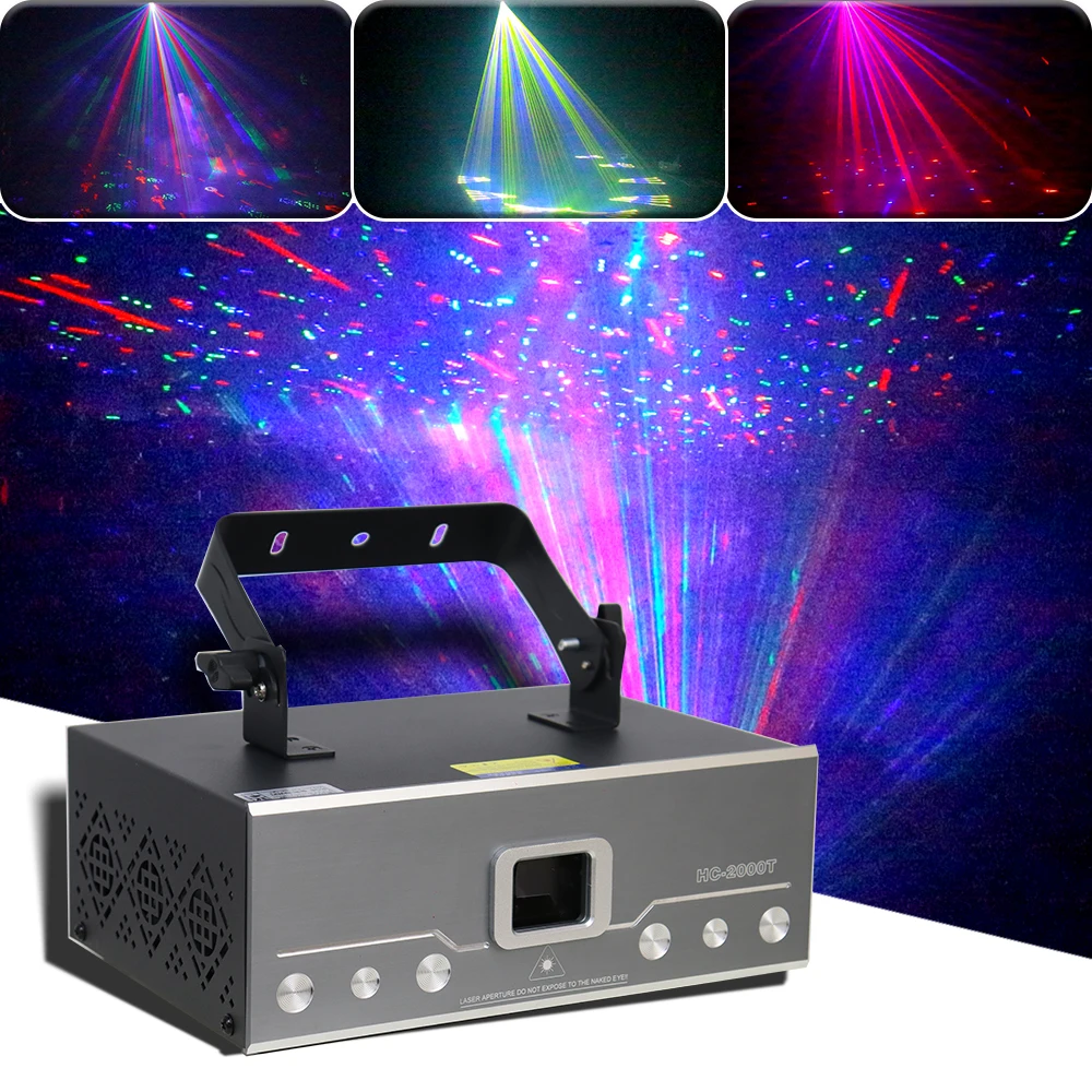 NEW 2W 4W RGB 3D Animation Beam Scanner Stage Laser Light Projector DJ Disco Bar Club Party Dance Wedding Xmas Effect Show Lamp