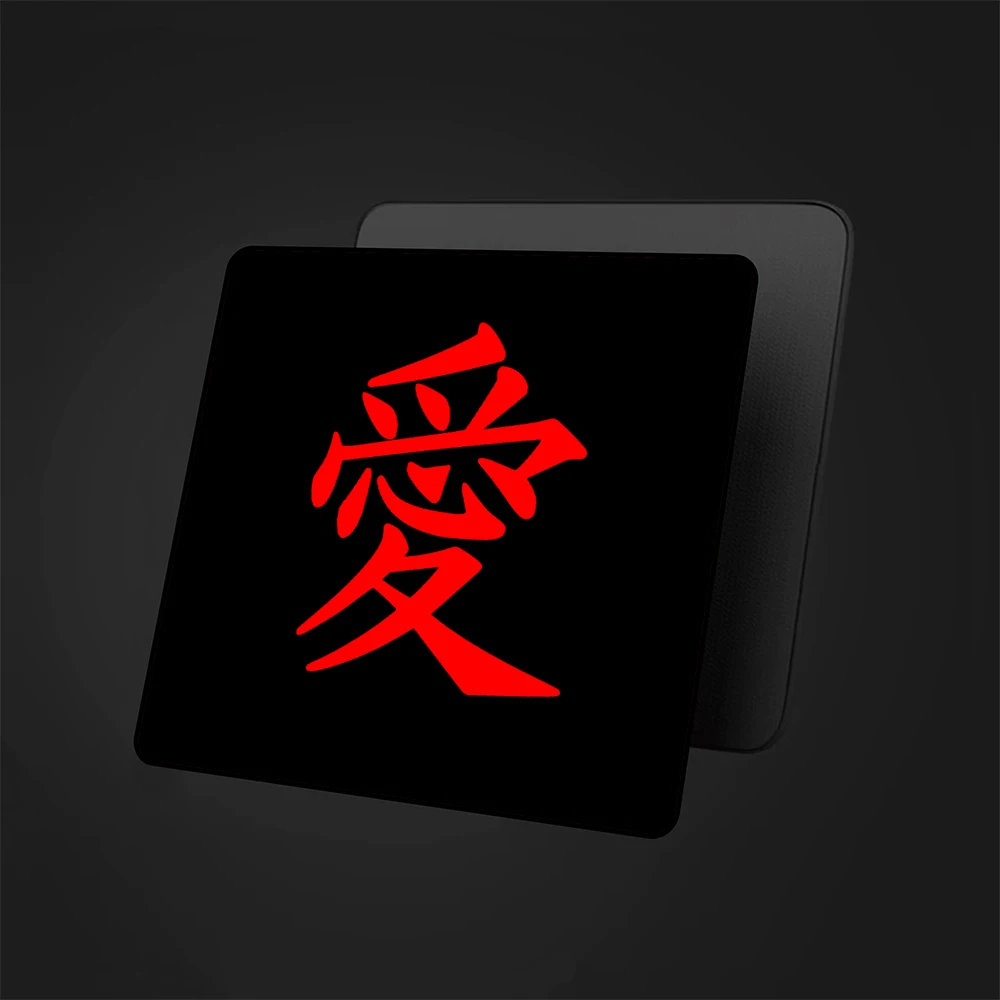 45x40CM Chinese Character Mouse Pad High Elastic Non-slip Bottom Speed Mousepad E-Sports Gaming Mouse Mat Premium Keyboard Pads