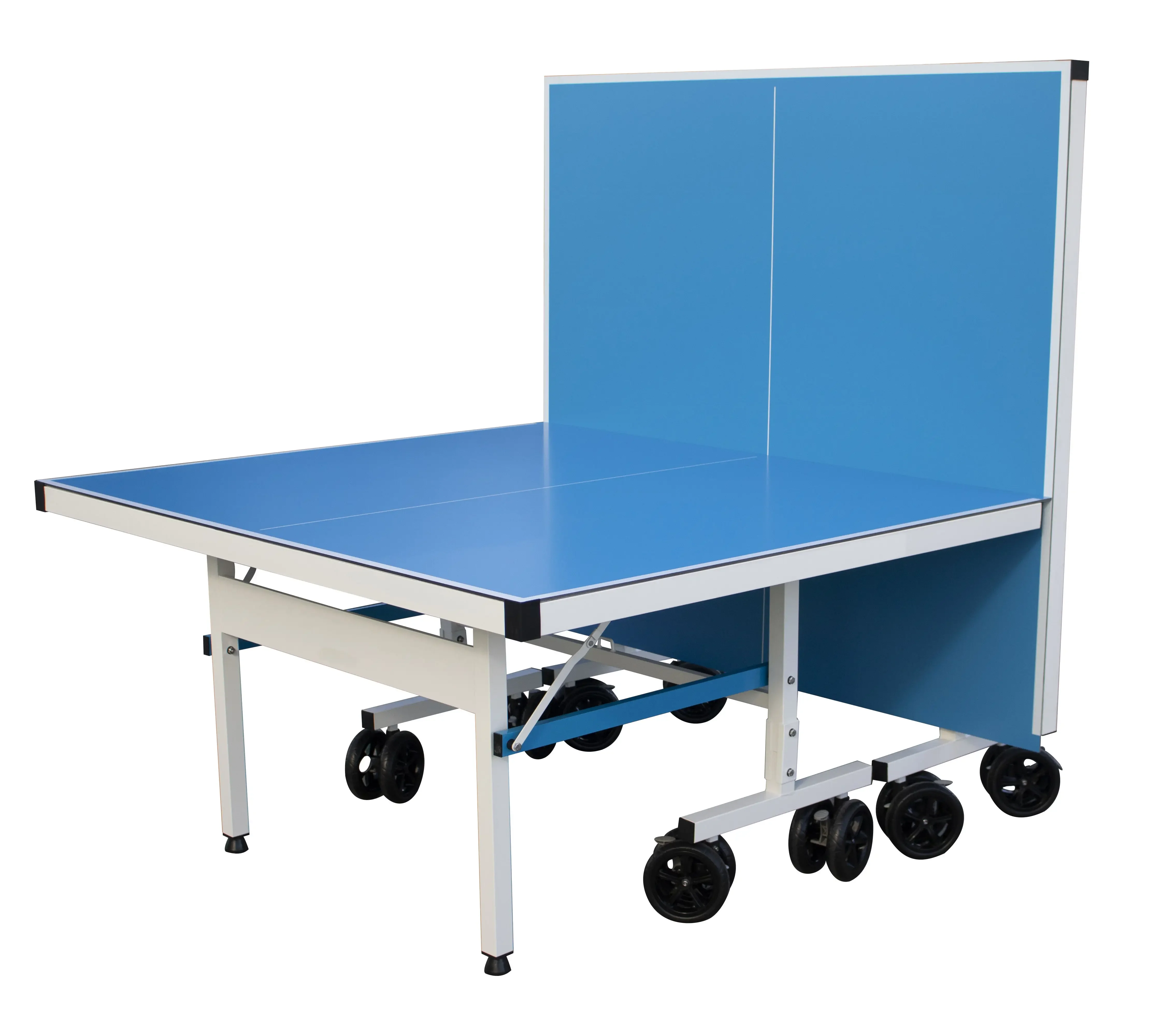 

Hot Sales 15mm Durable MDF Indoor Foldable Moving Table Tennis/Pingpong Table Cheap Prices