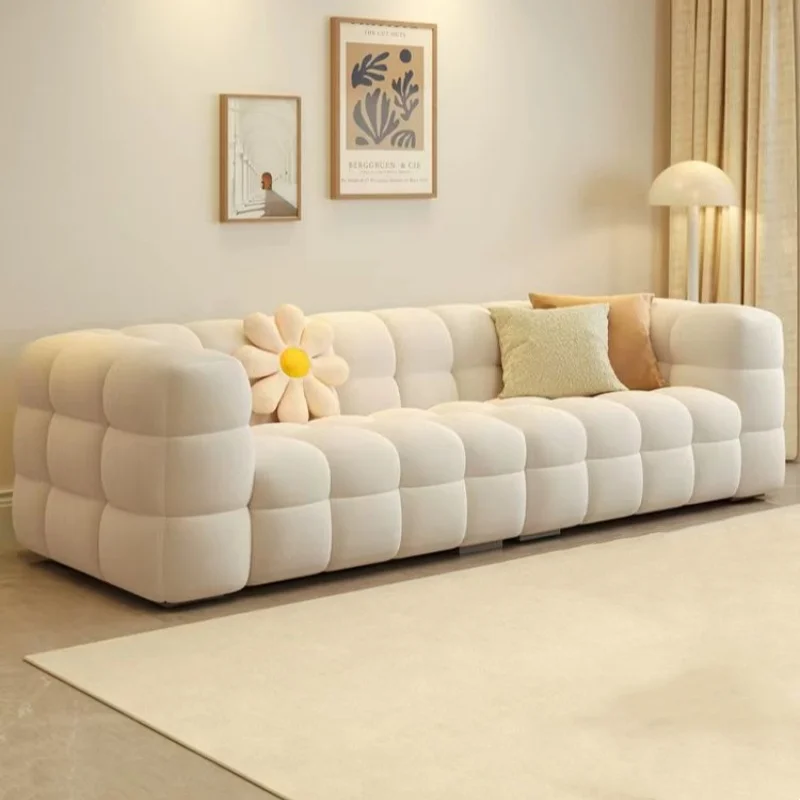 

Lounge White Unique Couches Nordic Square Wood Luxury Living Room Sofa Modern Floor Designer Woonkamer Banken Salon Furniture