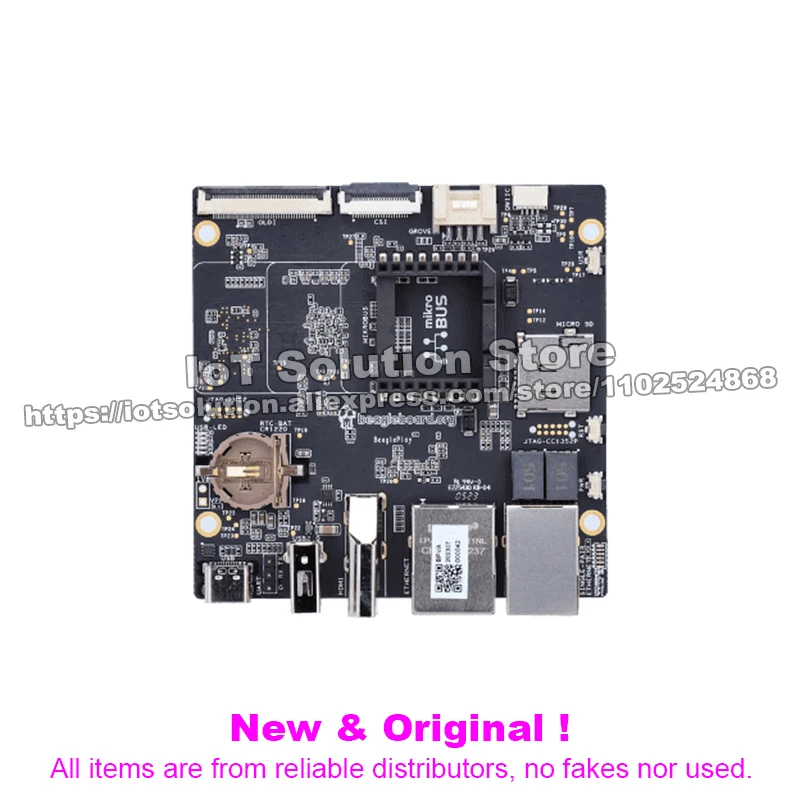 BEAGL-PLAY-SBC — BeaglePlay single-board computer from the BeagleBoard.org foundation based on AM62x