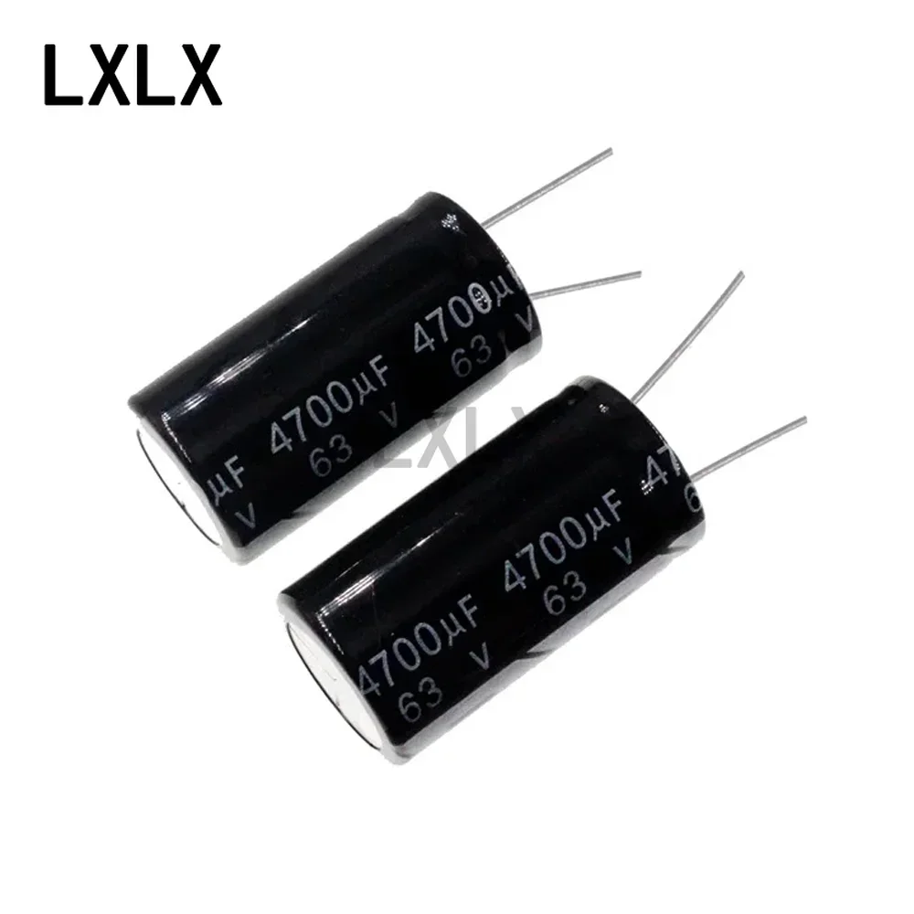 50PCS 63V 4700UF Inline Aluminum Electrolytic Capacitors 63V 4700UF