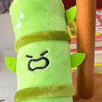 

Cartoon Cute Funny Angry Bamboo Plush Doll Stuffed Toy Keyring Pendant Backpack Charm Bag Hanging Ornament Kid Ragdoll Girl Gift