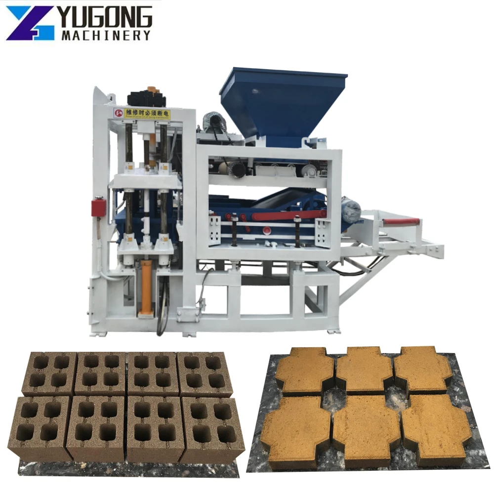 YG Full Automatic Vacuum Cement Construction Block Machinery Equipment Concrete Building Materials Hollow Brick Making Machine