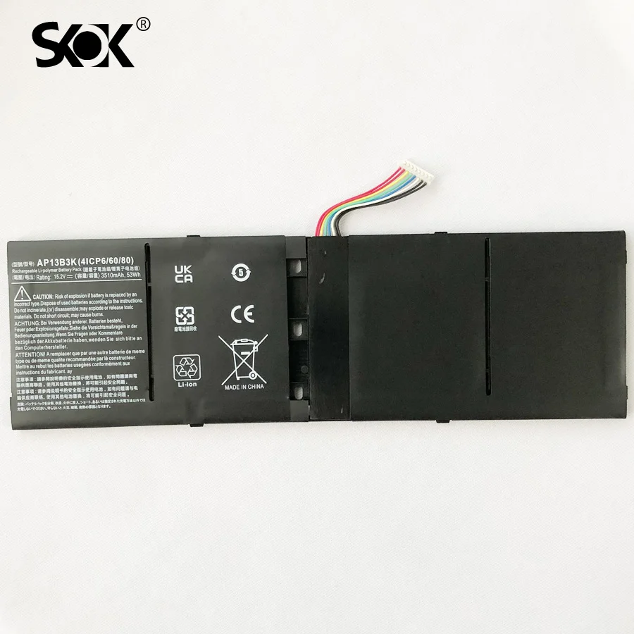 AP13B3K Laptop Replace Battery for ACER Aspire ES1-511 ES1-512 M5-583P V5-572P V5-572G V5-472G ZQK V5-472 V7-482 Series