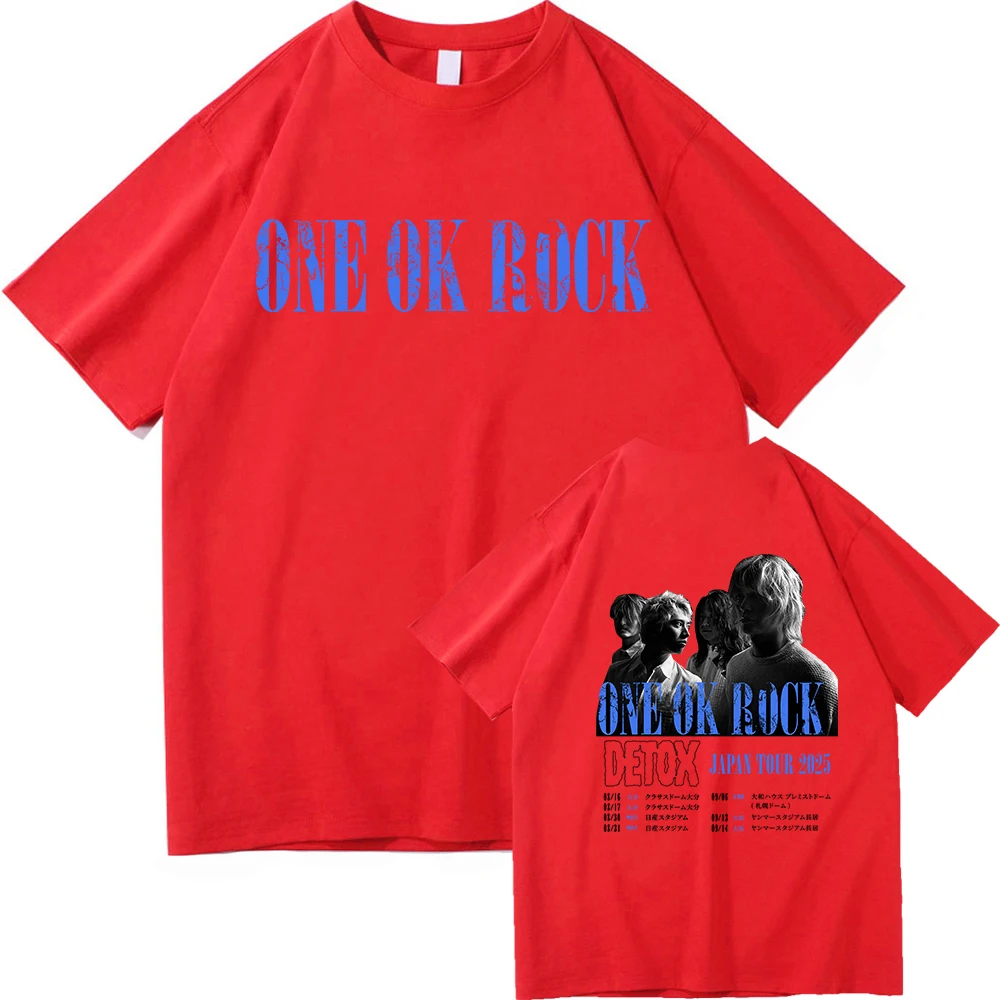 One Ok Rock DETOX Tour 2025 TShirt Fashion Men/women Clothing