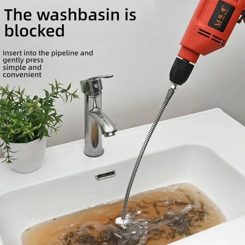 أداة تجريف الأنابيب الربيعية لإزالة تسد الصرف الصحي لمنع الصرف الصحي