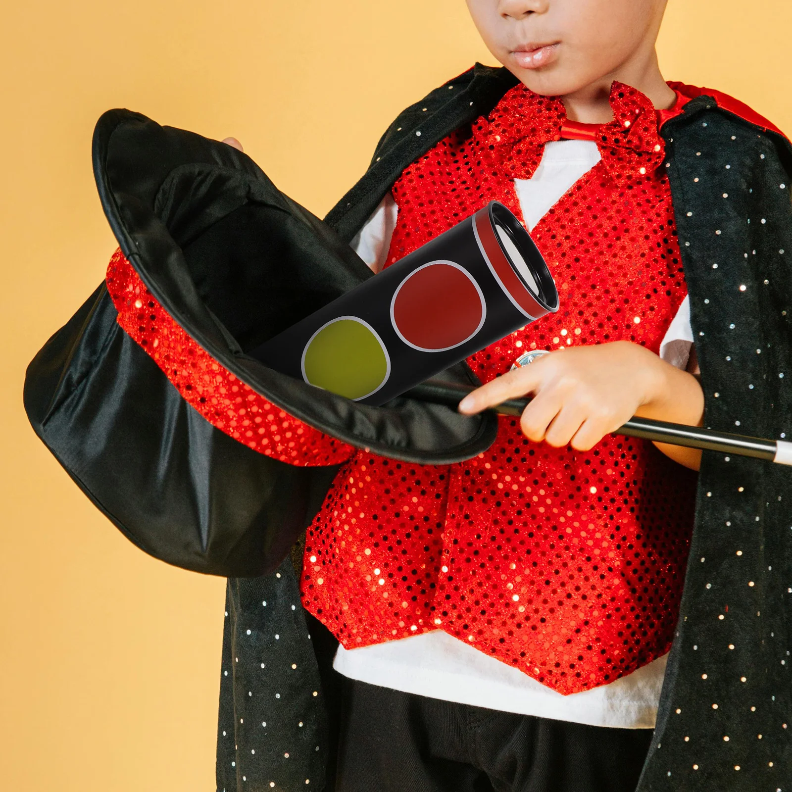 مجموعة واحدة من كرة إشارات المرور متغيرة الألوان، أداة سحرية للمسرح، جهاز خدعة سهل التعلم، أداة عرض تفاعلية